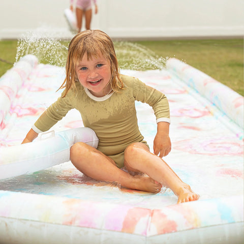 Slip, Slide and Body Board Set Tie Dye Multi - Sunnylife