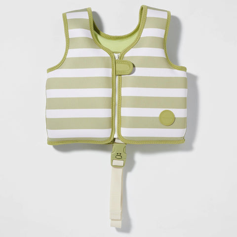 Kids Swim Vest 1-2 Into the Wild Khaki - Sunnylife