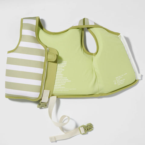 Kids Swim Vest 1-2 Into the Wild Khaki - Sunnylife