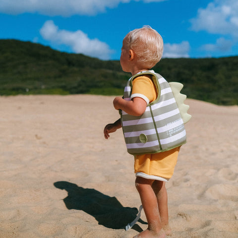 Kids Swim Vest 1-2 Into the Wild Khaki - Sunnylife