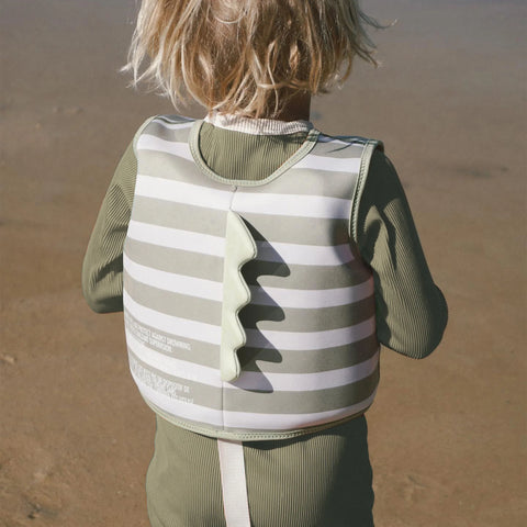 Kids Swim Vest 1-2 Into the Wild Khaki - Sunnylife