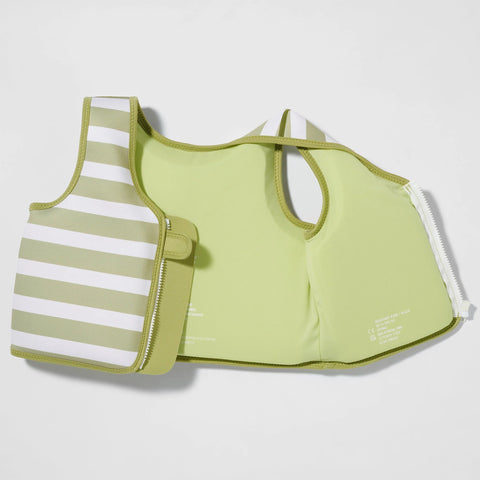 Kids Swim Vest 3-6 Into the Wild Khaki - Sunnylife