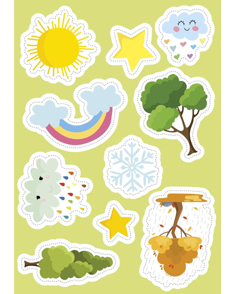 Nature Stickers & Activities Book - Sassi