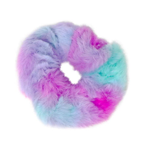 Fluffy Scrunchie - Pink Poppy