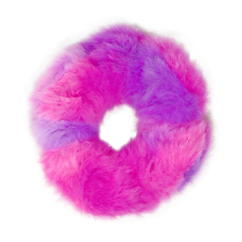 Fluffy Scrunchie - Pink Poppy