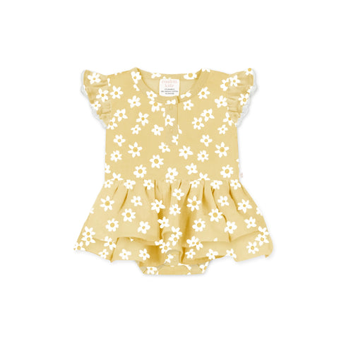 Bodysuit Dress - Summer Daisies - Confetti Kidz