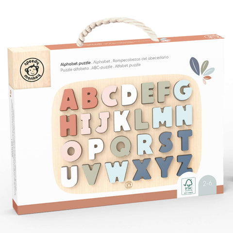 Alphabet Puzzle - Speedy Monkey