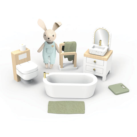 Doll House Bathroom + 1 Character - Speedy Monkey