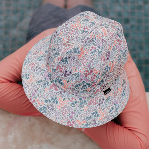 Ponytail Swim Bucket Beach Hat - Blossom - Bedhead