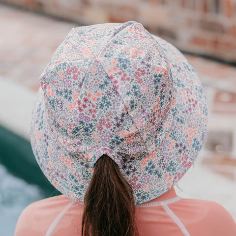 Ponytail Swim Bucket Beach Hat - Blossom - Bedhead