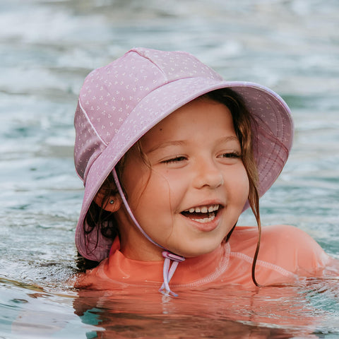 Ponytail Swim Bucket Beach Hat - Lila - Bedhead