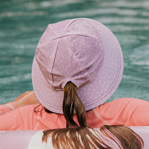 Ponytail Swim Bucket Beach Hat - Lila - Bedhead