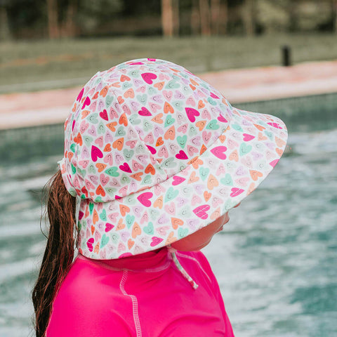 Ponytail Swim Bucket Beach Hat - Sweetheart - Bedhead