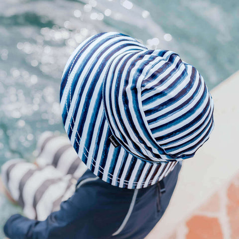 Kids Classic Swim Bucket Beach Hat - Marine- Bedhead