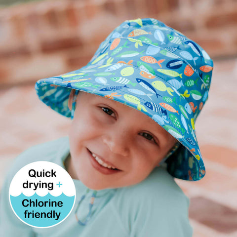 Kids Swim Bucket Beach Hat - Pisces - Bedhead