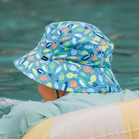 Kids Swim Bucket Beach Hat - Pisces - Bedhead