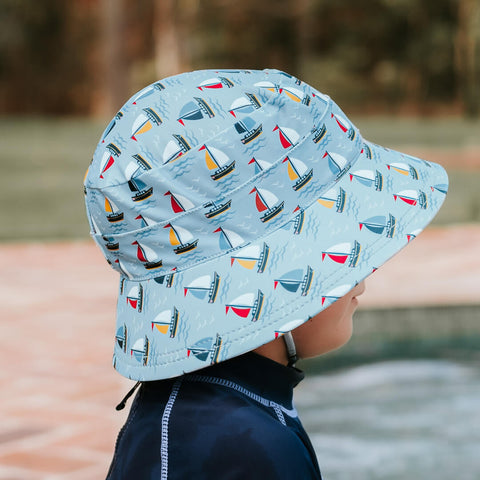 Kids Swim Bucket Beach Hat - Sails - Bedhead