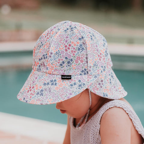 Legionnaire Swim Flap Beach Hat - Blossom - Bedhead