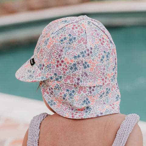 Legionnaire Swim Flap Beach Hat - Blossom - Bedhead