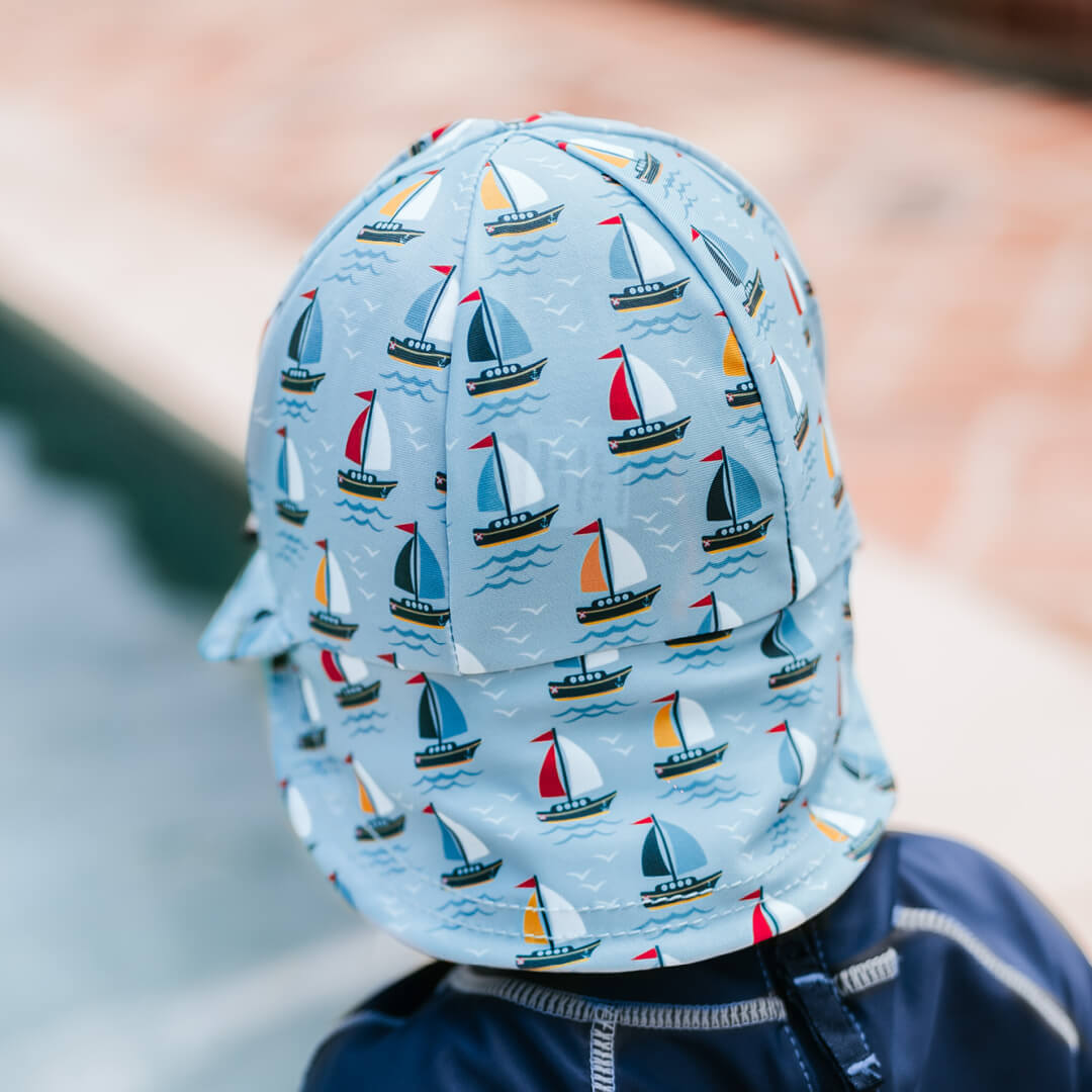 Legionnaire Swim Flap Beach Hat - Sails - Bedhead