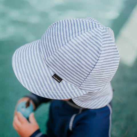 Legionnaire Swim Flap Beach Hat - Stevie Stripe - Bedhead