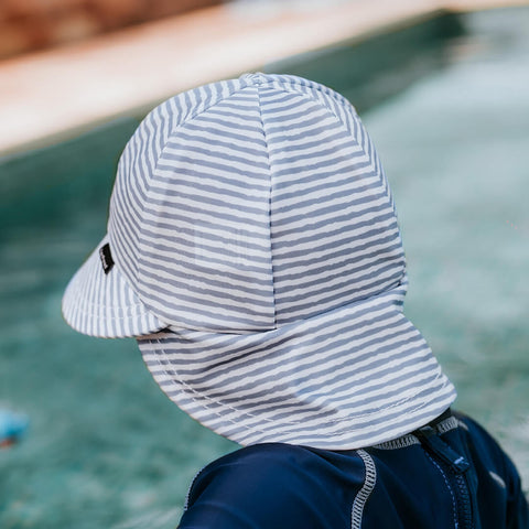 Legionnaire Swim Flap Beach Hat - Stevie Stripe - Bedhead