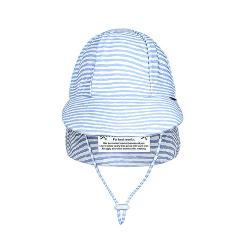 Legionnaire Swim Flap Beach Hat - Stevie Stripe - Bedhead