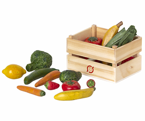 Miniature Fruit & Veggies in box - Maileg