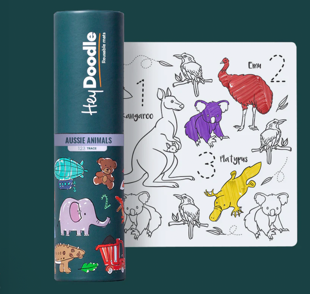 Mini Mat - 123 Aussie Animals - Hey Doodle