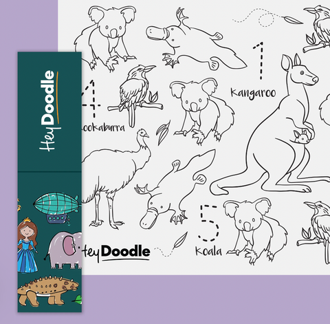 Mini Mat - 123 Aussie Animals - Hey Doodle