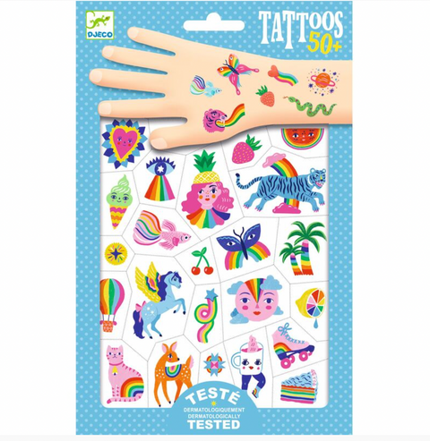 Rainbow Tattoos - Djeco