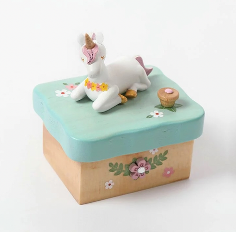 Sitting Unicorn Mini Music Box - Wooderful Life