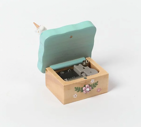 Sitting Unicorn Mini Music Box - Wooderful Life