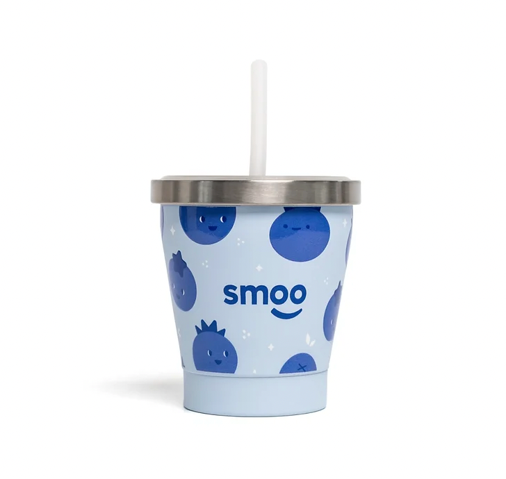 MontiiCo Mini Smoothie Cup, Blueberry Blue