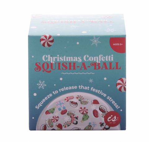 Christmas Confetti Squish-a-Ball - IS Gift DISCOUNTED