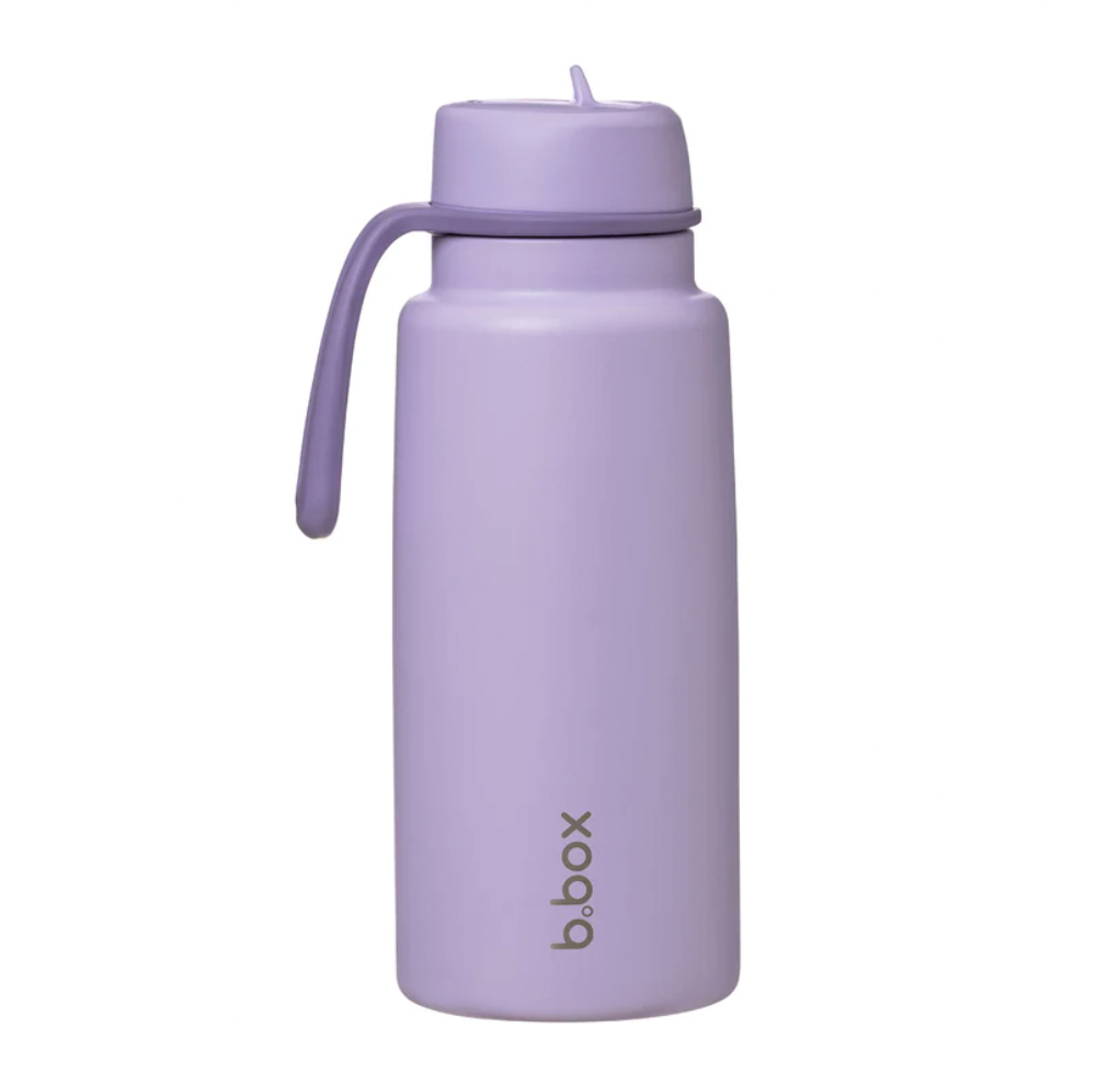 Insulated Flip Top 1 Litre Bottle - Lilac Love - B Box – Peppa Penny