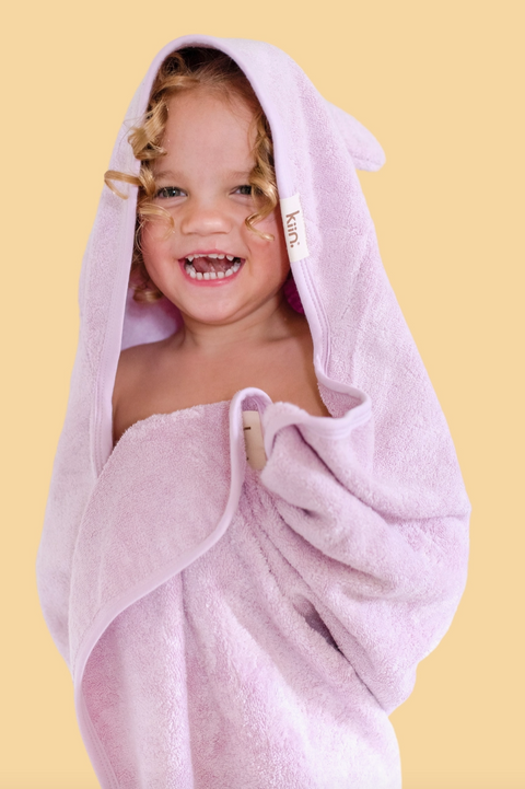 Hooded Towel - Dusky Lilac - Kiin