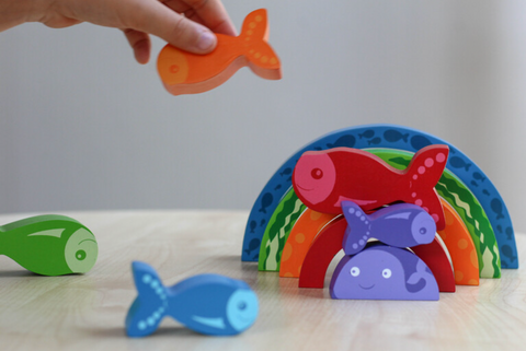Rainbow Fish Puzzle - Kiddie Connect