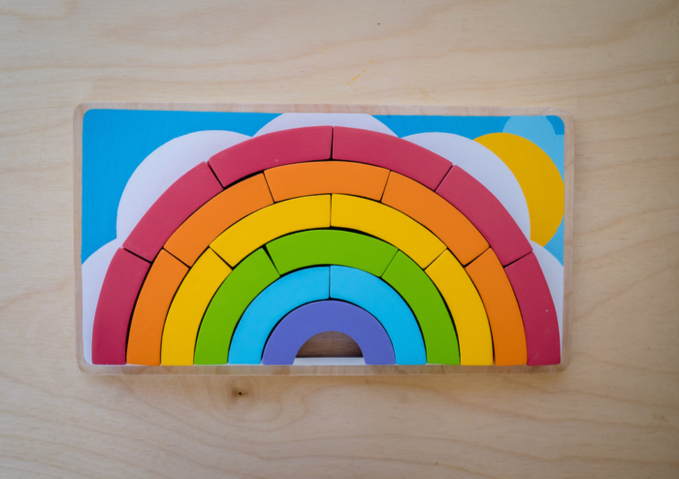 Rainbow Arch Jigsaw Puzzle - Kiddie Connect