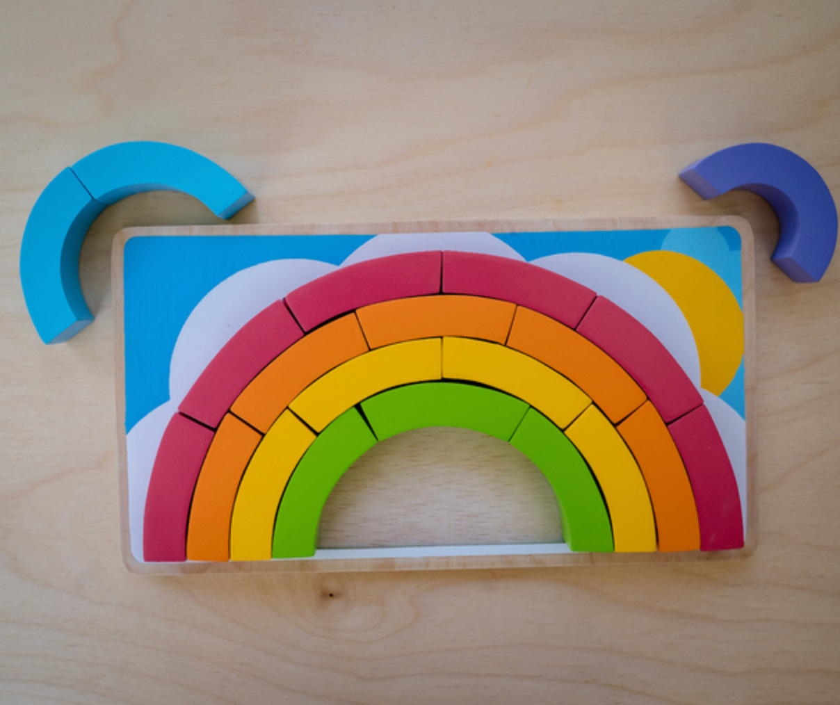 Rainbow Arch Jigsaw Puzzle - Kiddie Connect