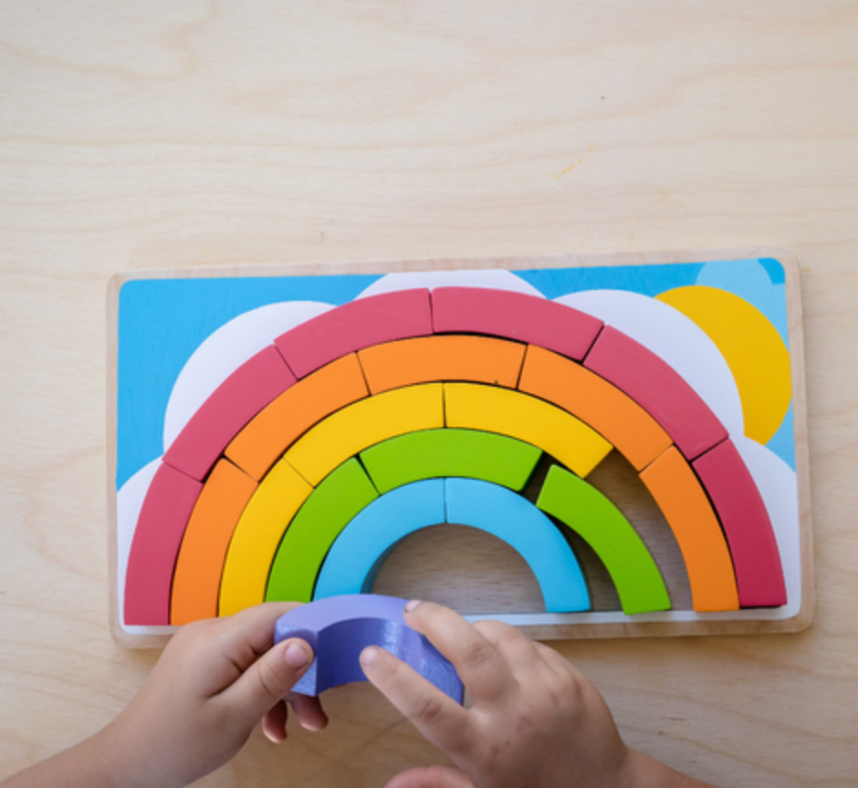 Rainbow Arch Jigsaw Puzzle - Kiddie Connect