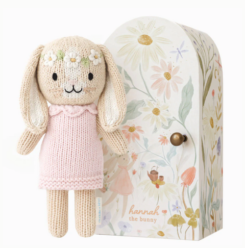Tiny Hannah the bunny (blush) - Cuddle & Kind