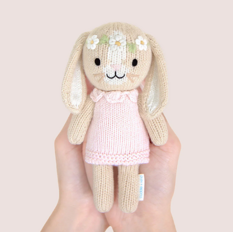 Tiny Hannah the bunny (blush) - Cuddle & Kind