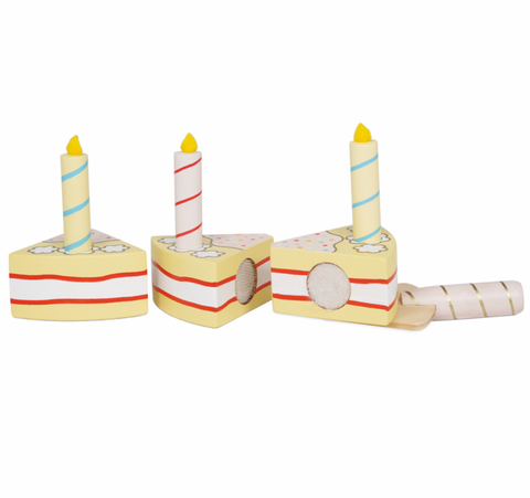 Vanilla Birthday Cake  - Wooden Toy - Le Toy Van