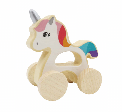 Wooden Unicorn Car - Calm & Breezy