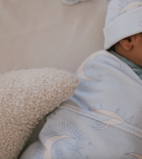 Swaddle | Celestial Blue - Little and Fern