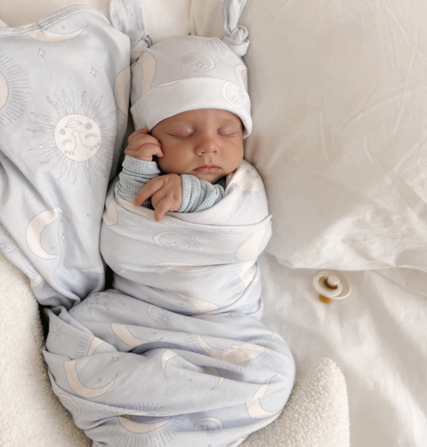 Swaddle | Celestial Blue - Little and Fern