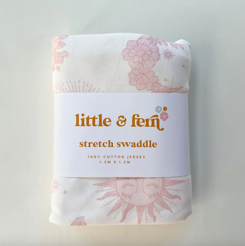 Swaddle | Celestial Pink - Little and Fern