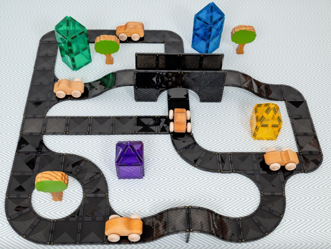 Roads Creative Pack - 48 pieces - Connetix