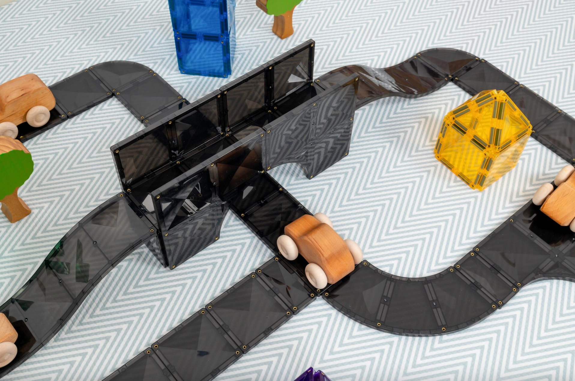 Roads Creative Pack - 48 pieces - Connetix STOCK DUE LATE APRIL